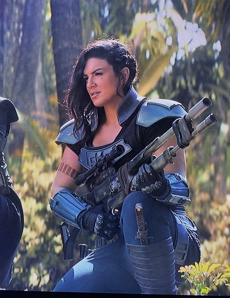⁦@ginacarano⁩ “Nice shot”. We fans miss you young lady.