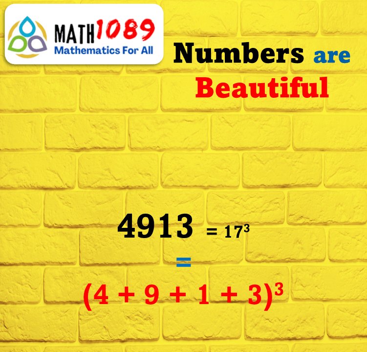 Number are Beautiful
see here math1089.in/numbers-are-be…
#math1089 #math #maths #mathematics #numbers #mathteacher #mathstutor #mathsteacher #mathtutor