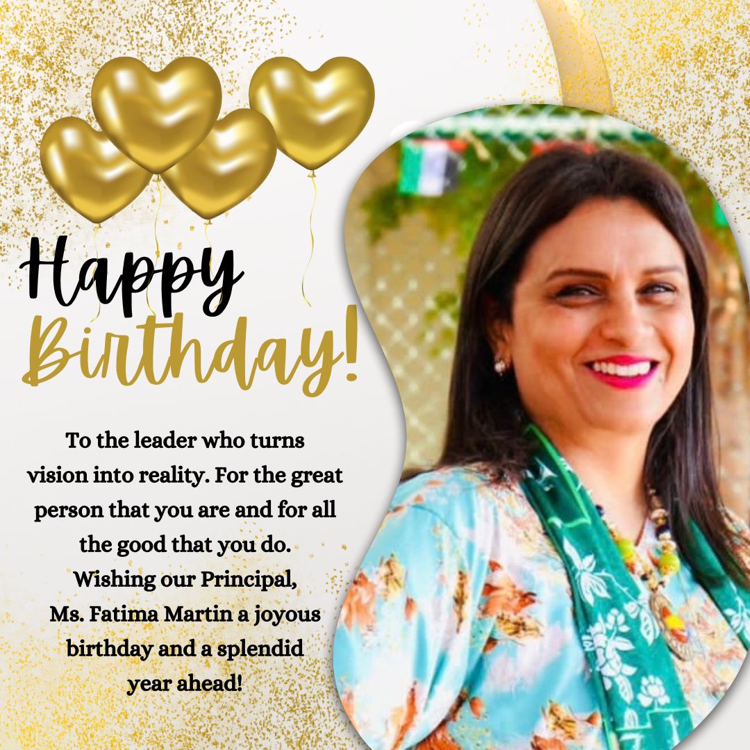 With a far-sighted vision in one hand and ounces of wisdom in another, you slay every day. 
Here's wishing you a splendid year ahead, with God's choicest blessings upon you.
Have a #Fatimastic Birthday!