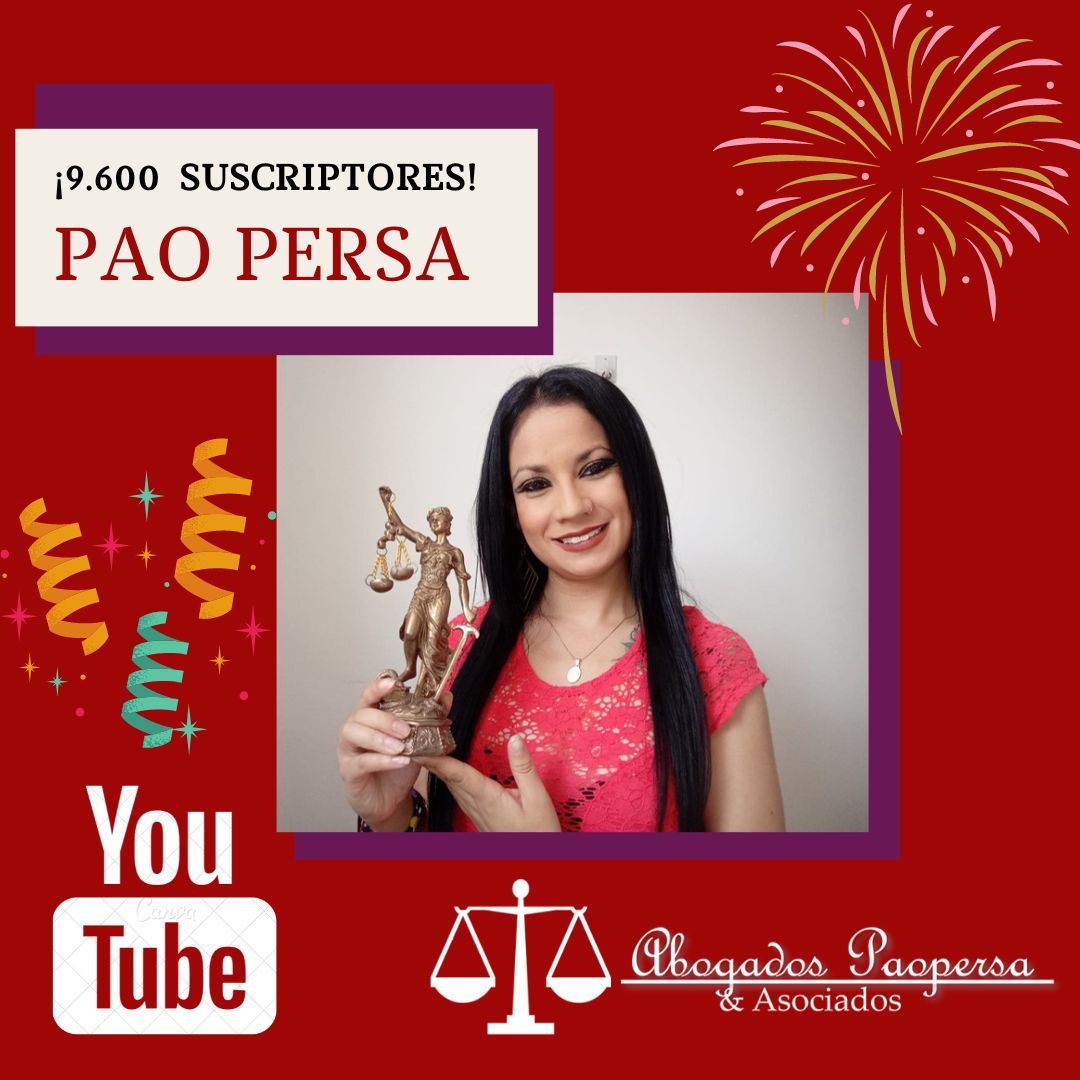 🥳🎉🎊¡LLEGAMOS A MÁS DE 9.600 SUSCRIPTORES EN YOUTUBE!!🥳🎉🎊
#Graciastotales
¡HABLEMOS DEL DERECHO EN TU IDIOMA!
Suscríbete a mi canal de youtube en el siguiente enlace:
👇👇👇👇👇👇
youtube.com/c/SoyAbogada?s…

#abogados #abogado #influencer #redessociales #youtube