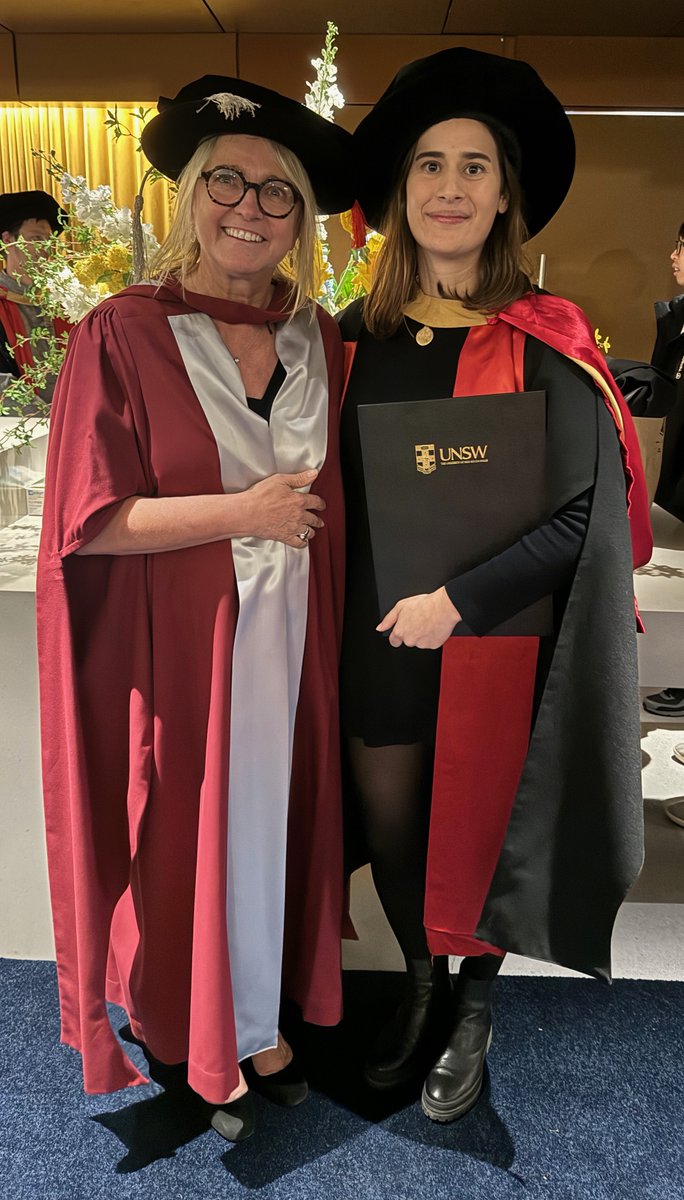 Congratulations Dr Claudia Bruno from @MedIntelCRE and @UNSWMedicine on your graduation yesterday! We are all so proud of you. What an amazing pharmacoepidemiologist you have become!