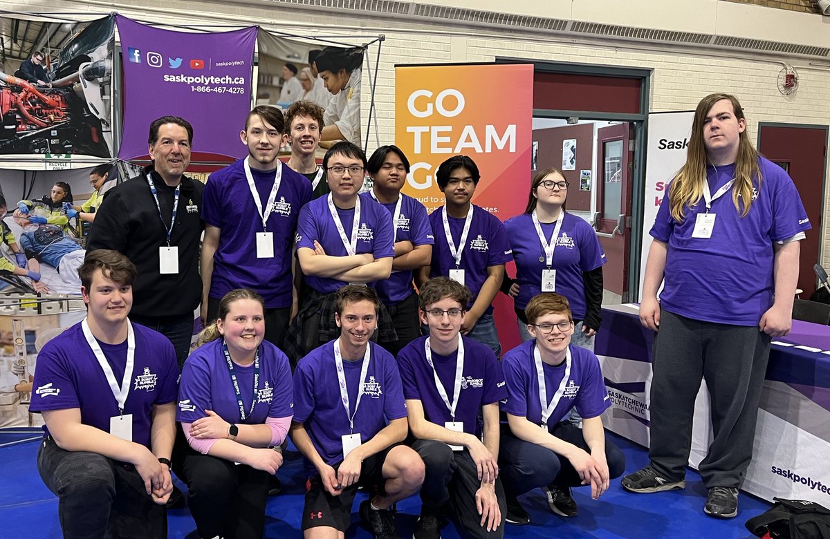 Had amazing day @SaskPolytech #2024robotrumble. You know it went well when Ss are already planning for next year. TY to all organizers (day so well put together)@SaskTel for sponsoring, @EYESYouth for support (especially Cam&Josh) Even had a top 4 finish @oneilltitans @RCSD_No81