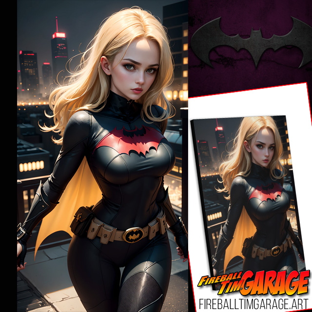 BAT GIRL wants your number. I suggest you give it to her. fireballtimgarage.art