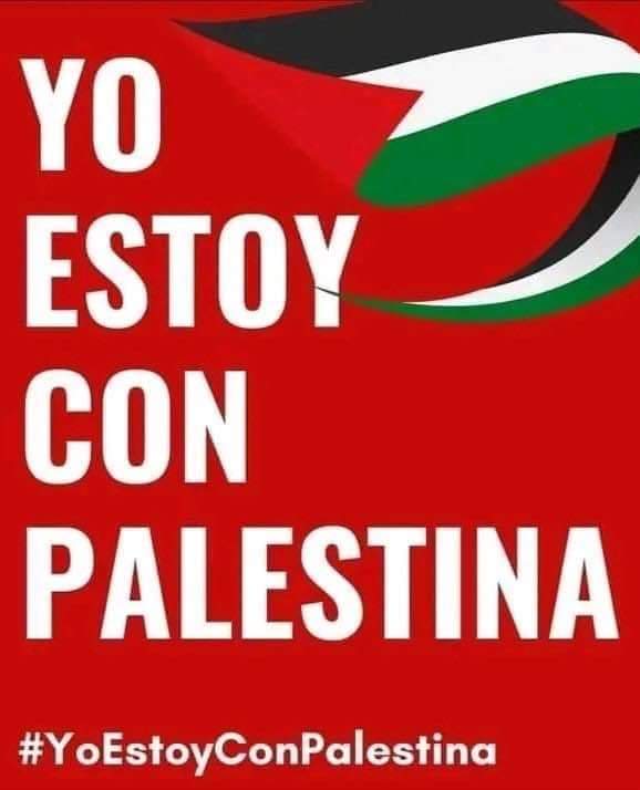#YoEstoyConPalestina 
#PalestinaResiste