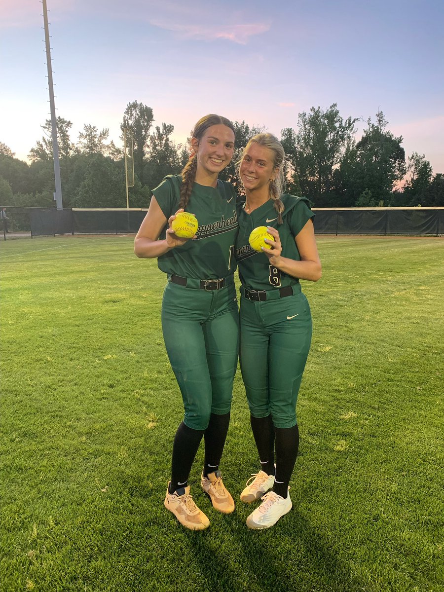 Lady Copperheads finished round 2 off with a 5-0 win over Midland Valley. @chloeburger88 gets the shutout and her 200th Strike Out for the year. @kendramurray01 gets her 100th hit as a Copperhead!!!! @JaidynHarris41 goes 4-4. Great team win. #RTDPTR