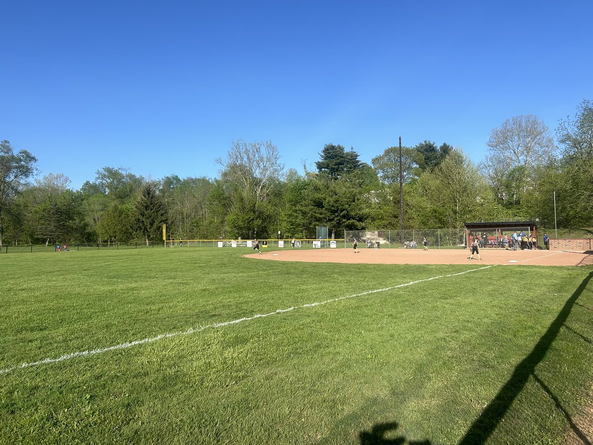 An awesome story tonight! The photo on the left is the Chartiers-Houston softball field less than a month ago. The photo on the right is the field today. Coming up tonight in sports on @WPXI, the massive team effort it took to save a softball season.