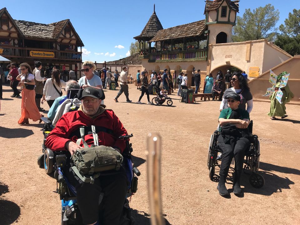 Hear ye, hear ye! Arizona State Veteran Home-Tucson took a trip back in time to the Renaissance Fair. Their adventures were filled with excitement and even a knight sighting! #AZVets #Veterans #Tucson #thowback