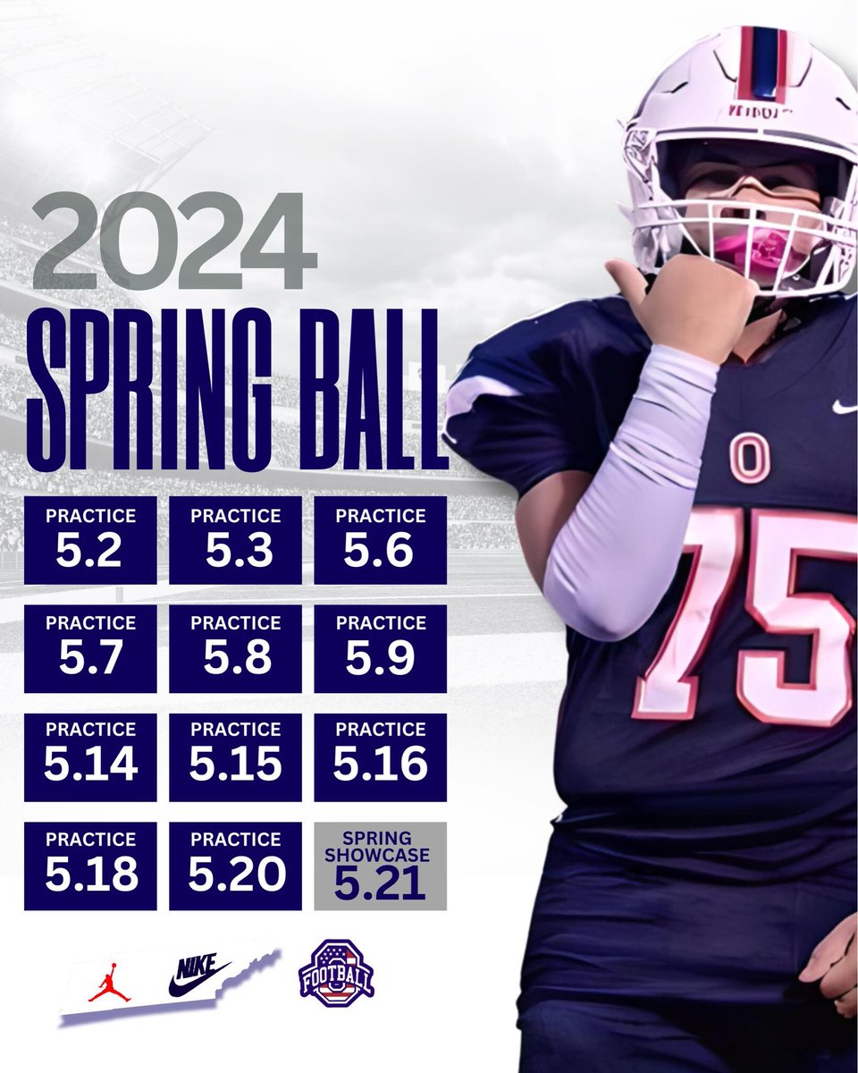 Spring Ball is Here!! 
New Goals, New Additions,Same Mission!! #STUDENTathletes #WintheDay #NoExcuses #ItsJustDifferent