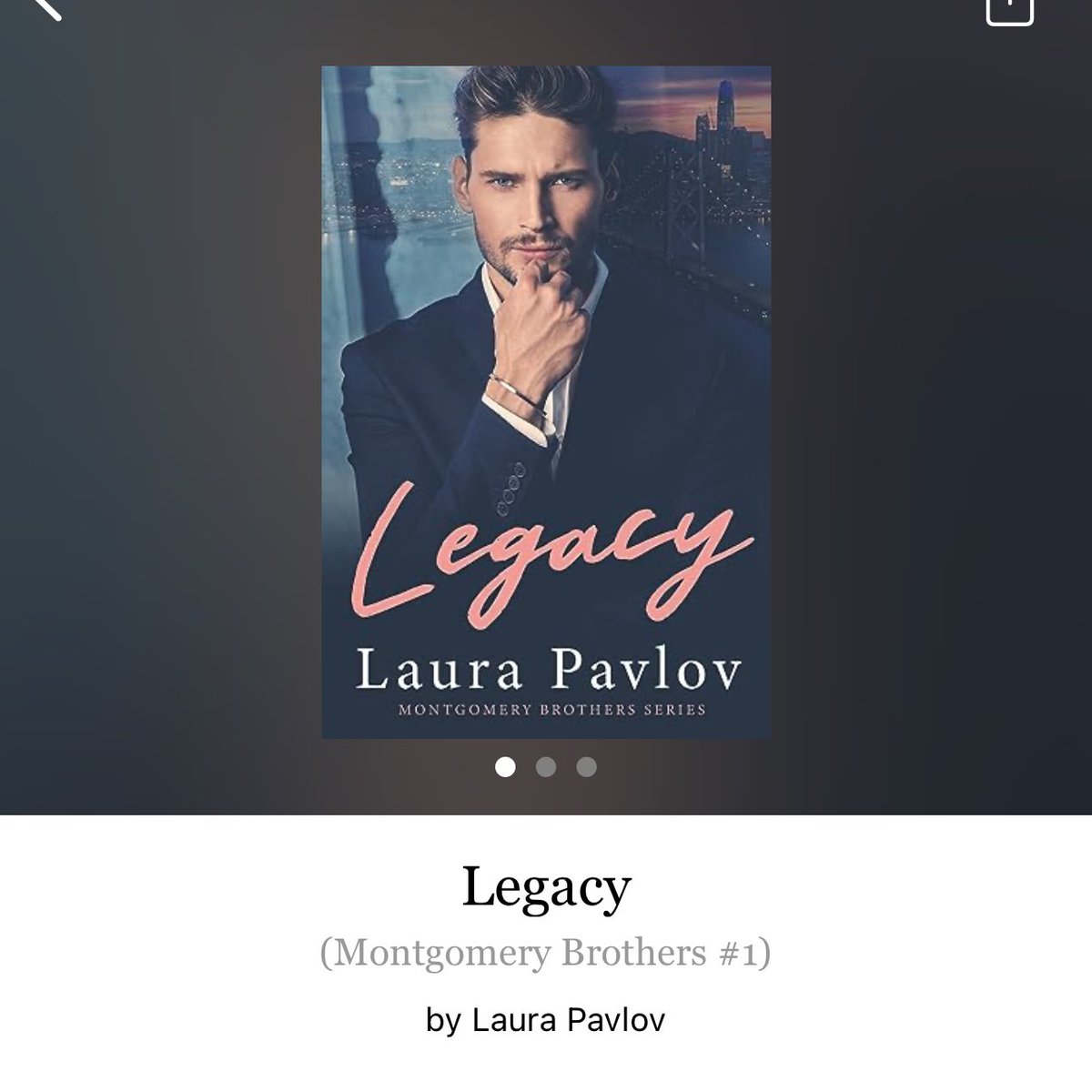 Legacy by Laura Pavlov 

#Legacy by #LauraPavlov #6286 #25chapters #224pages #435of400 #Series #Audiobook #8houraudiobook #MontgomeryBrothersSeries #Book1of3 #FordAndHarley #april2024 #clearingoffreadingshelves #whatsnext #readitquick