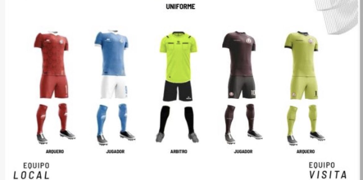 Uniformes confirmados en ADT y Universitario.