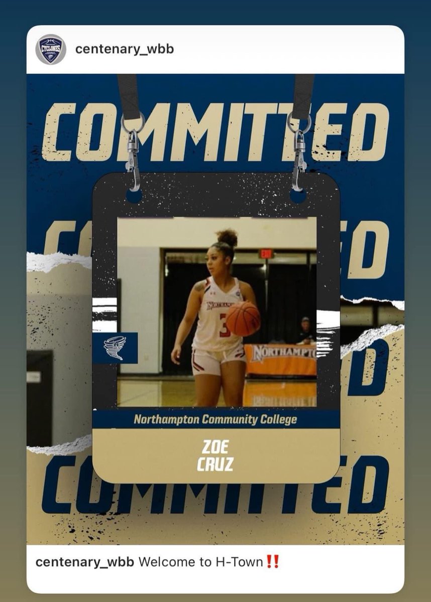 Congrats to Sophomore PG Zoe Cruz on her commitment to Centenary University! 

#SwordsUp⚔️🏀