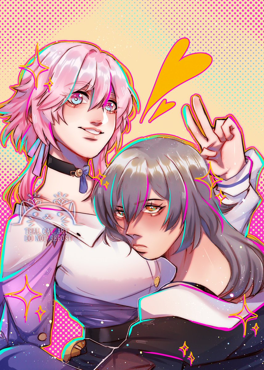 A very sloppily done Stelle/March before sleep hits me like a gong
#stellemarch #HonkaiStarRail