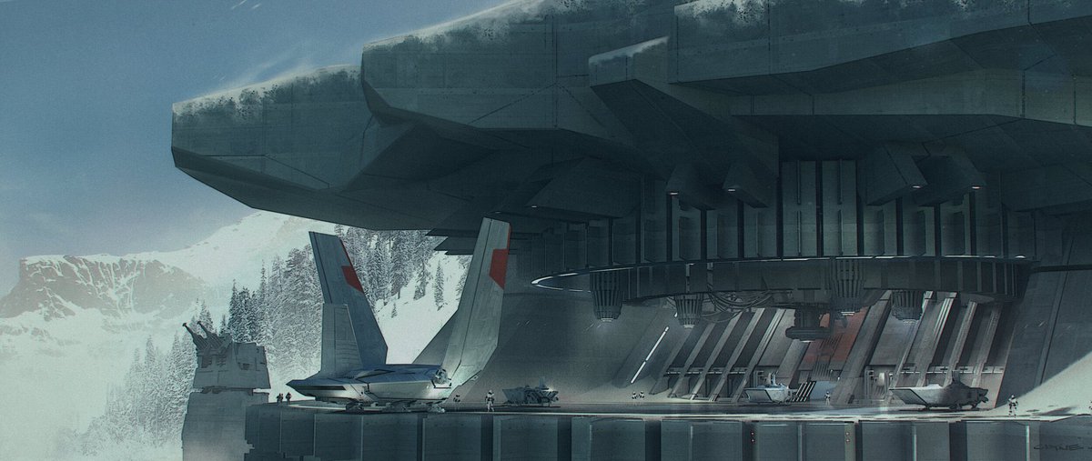 Star Wars: The Force Awakens concept art by James Clyne! #StarWars
