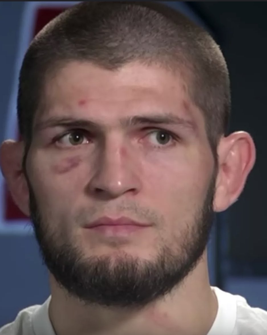 Alex Pereira has 12 MMA fights and is a 2 division UFC champion

Khabib fought an 0-0 fighter in his 14th MMA fight