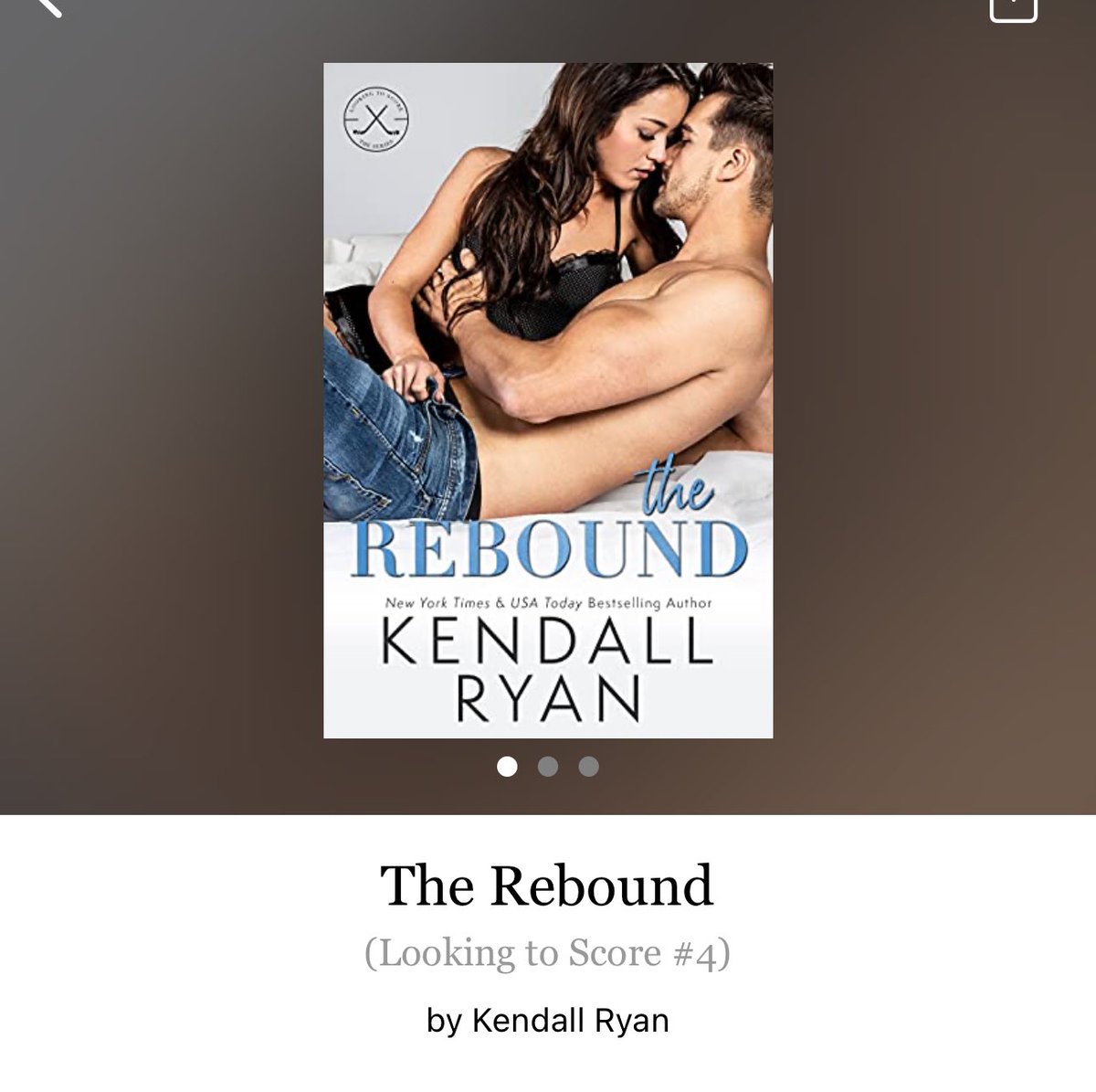 The Rebound by Kendall Ryan 

#TheRebound by #KendallRyan #6289 #20chapters #272pages #438of400 #Series #Audiobook #75for19 #LookingToScoreSeries #Book4of4 #7houraudiobook #SaintAndKinley #april2024 #clearingoffreadingshelves #whatsnext #readitquick #hoopla