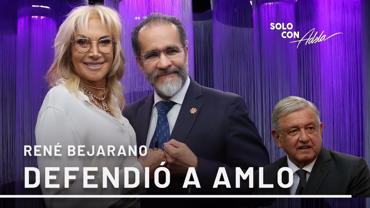 ¡Banda, nos vemos 8 PM por nuestro canal de Youtube! Estreno del nuevo capítulo de #SoloConAdela y @RENE_BEJARANO_M. @Adela_Micha. 👇👇👇 youtube.com/watch?v=PpT_g1…