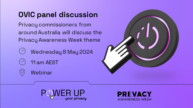 EVENT: Commissioner Carly Kind will join privacy commissioners from around Australia to discuss privacy, technology and improving transparency, accountability and security. 📅 Wednesday 8 May 🕒 11 am AEST 📍 Webinar Register ovic.vic.gov.au/all-events/pan…