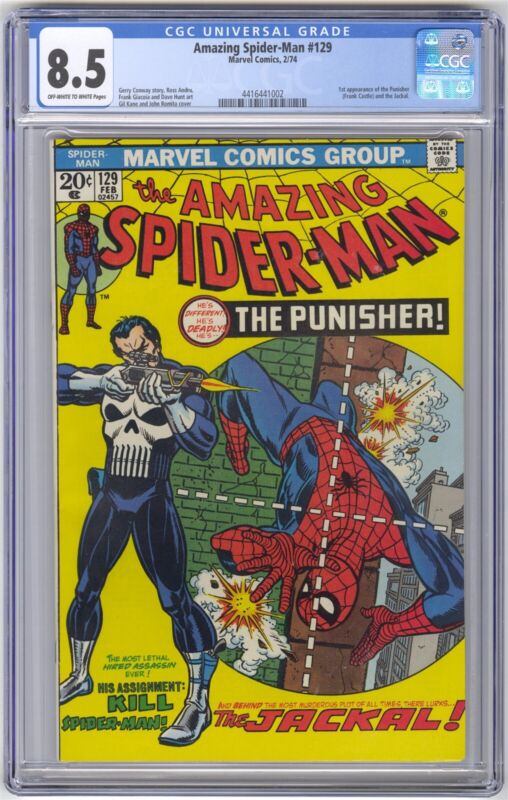 Amazing Spider-Man #129 CGC 8.5 HIGH GRADE Marvel Comic KEY 1st Punisher App

Ends Mon 6th May @ 1:07am

ebay.com/itm/Amazing-Sp…

#ad #comics #marvelcomic #imagecomics #dccomics