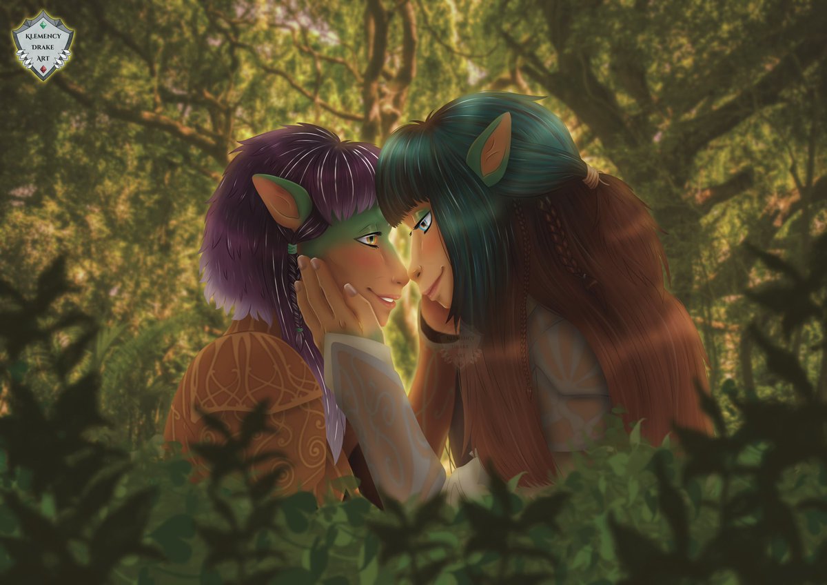 [Reposting]
Love in Stone-in-the-wood 💖

My Gelfling OC Sylraina & Rian the brave (SylRian/RegrownHopeShipping)
#TheDarkCrystal #AgeOfResistance #OCxCanon