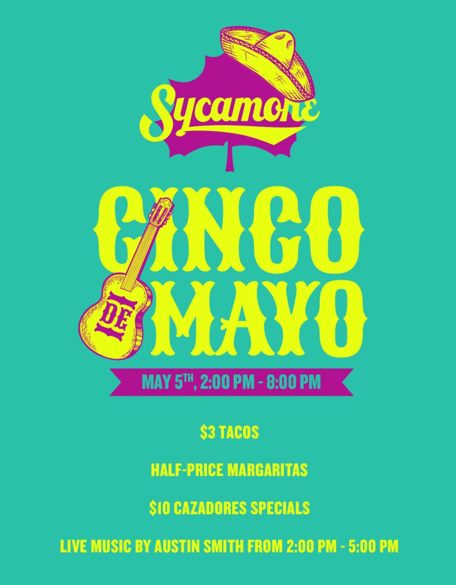 This weekend at Sycamore! 🙌