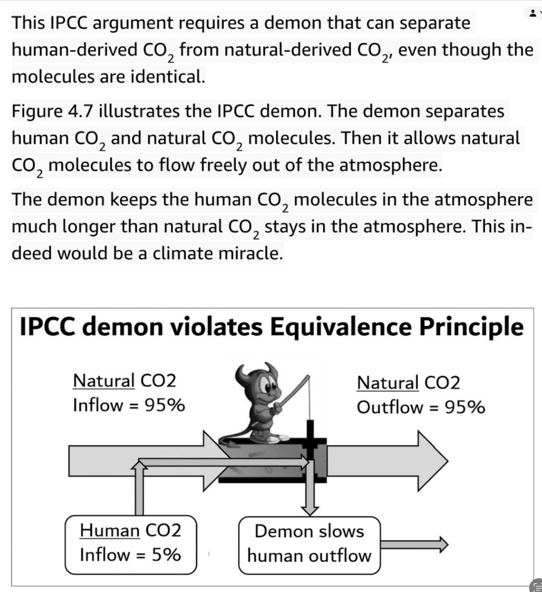 Dumb question? The IPCC claims that 95% of natural CO2 returns to surface sinks, but only 50% of fossil fuel emitted CO2 returns to the surface? That’s how they calculate the fossil fuel warming effect.