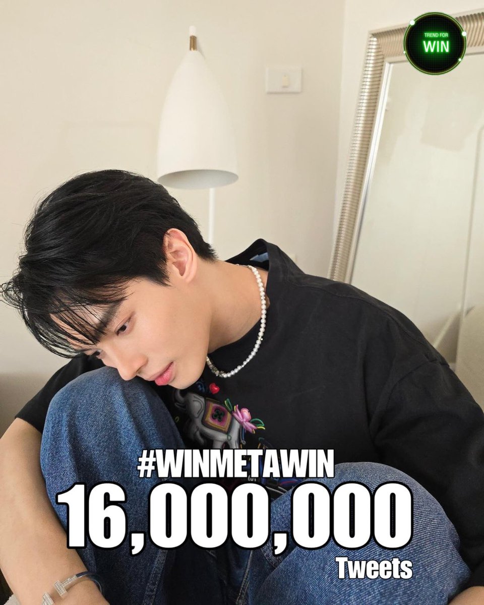 Win Metawin hits 16,000,000 Twitter Hashtag 2024💚🐰 

Win Metawin 
#snowballpower 
#winmetawin @winmetawin