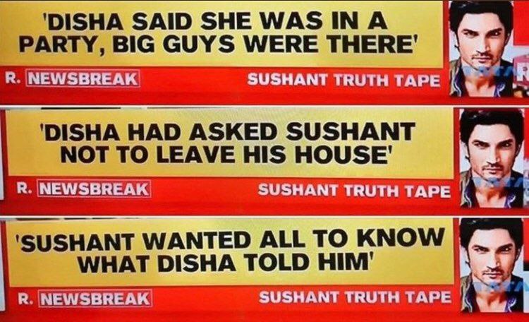 Thread 5 📌Why did Disha ask Sushant to not go out of his house❓What did Disha know about Sushant’s murder plan❓ @CBIHeadquarters @arjunrammeghwal @IPS_Association @PMOIndia @HMOIndia SSR Case Stalled By Politics #JusticeForSushantSinghRajput
