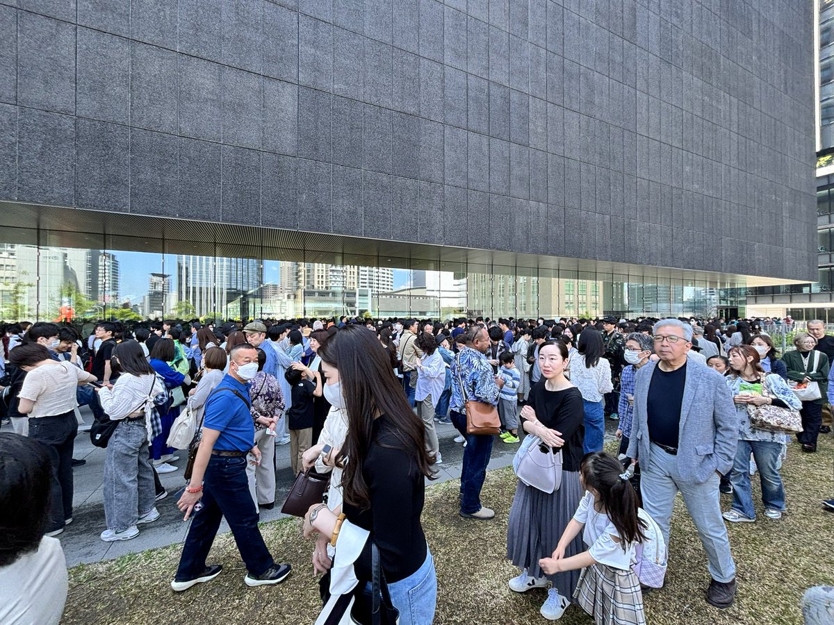 中島美術館
モネ展の並び😵