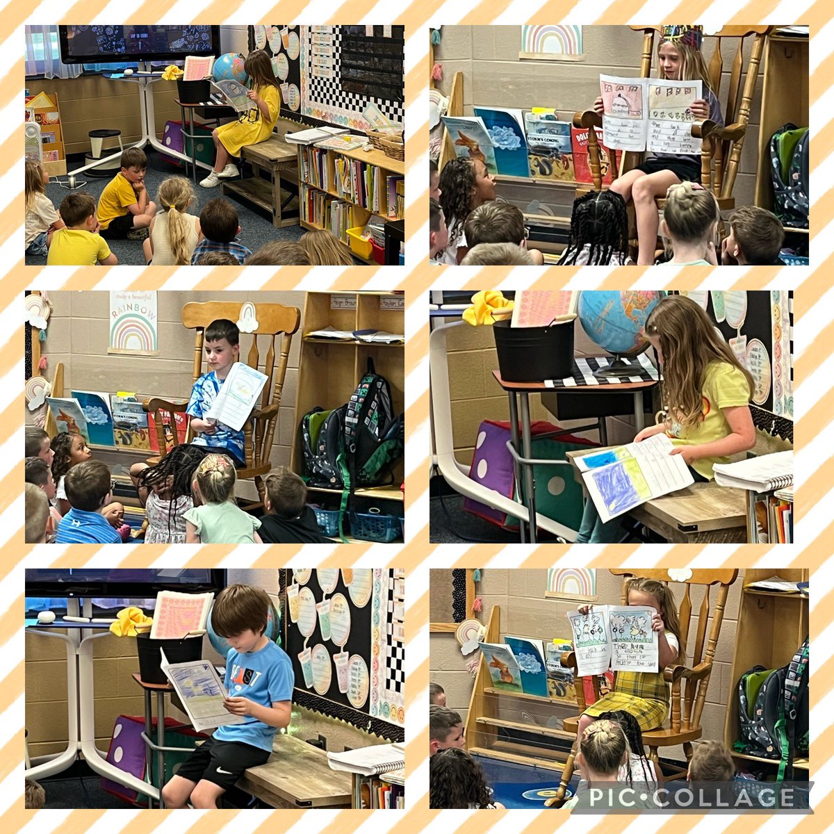 mrspugsley24's tweet photo. We spent the last week writing informational books about everything we have learned about chicks. Thanks @MsMahaffeyK and @MrsBraunsBunch for letting us present them to your classes! ❤️ 🐥 ✍️ #mcscbears #firstgrad https://t.co/Fglmc2e9XZ