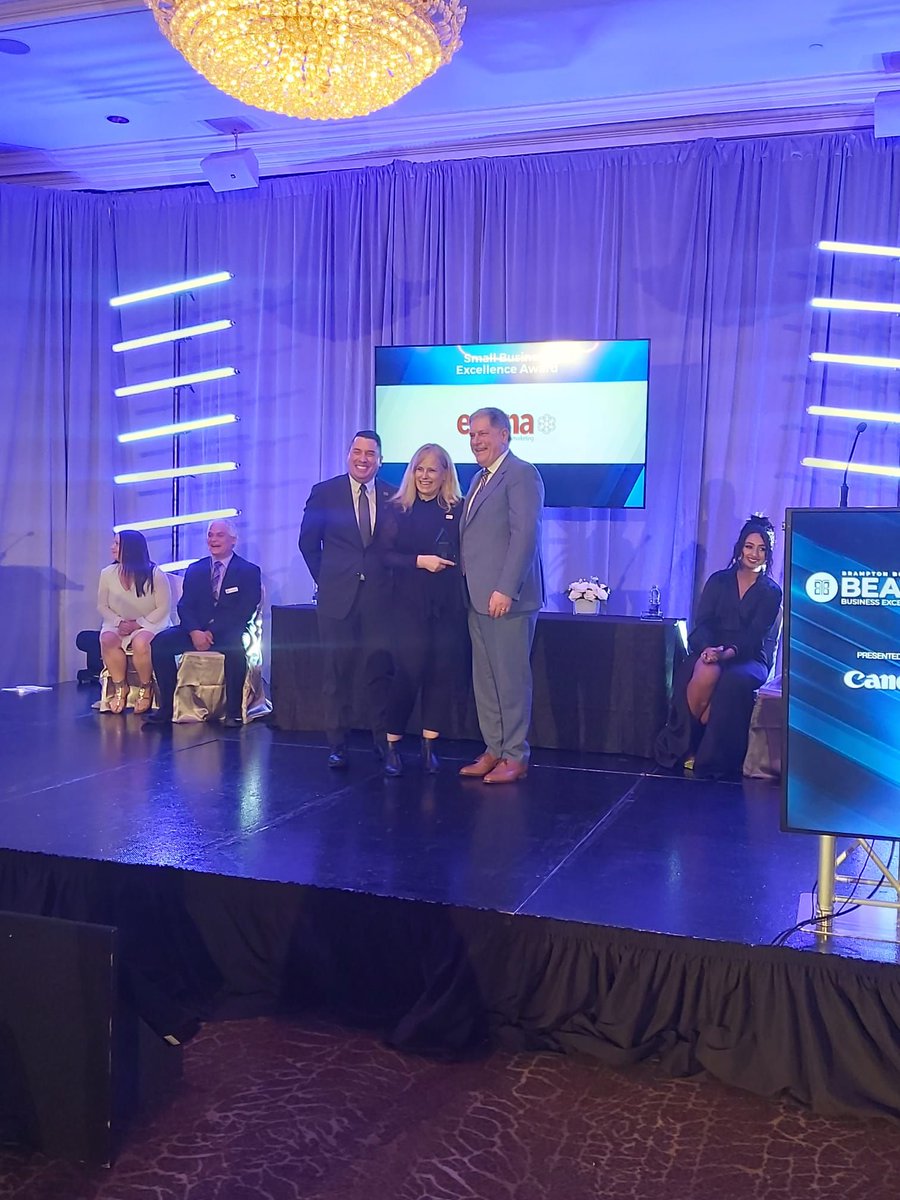 Congratulations to @EdanaMktg, who was just awarded the Brampton Board of Trade’s Small Business Excellence Award! Staying fast, efficient, and flawless is their competitive edge. #BEA2024 #Brampton #BramptonBusiness