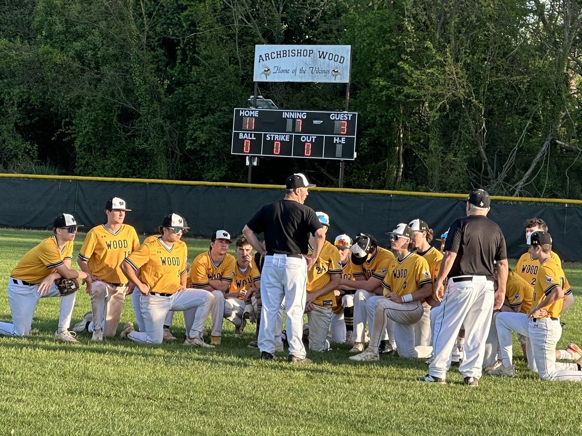 Archbishop Wood Baseball (@woodvikingsbsbl) on Twitter photo Vikes pick up a win on Senior Day, 11-3. Chris Ortlip 1-3, 2R, 2RBI. Patrick Gozdan 1-3, 3RBI. Caden Vacca 1-2, 1R. Chase Cavallaro 2-2, 2R, 1RBI. Sebastian McNab 1-2, 2R, 1RBI. Dylan Ganey (WP) 3IP, 3H, 1ER, 4K. Vikes improve to 9-6, 5-5 PCL. Go Vikes! <a href="/Wood_Vikings/">Archbishop Wood Athletics</a> Vikes pick up a win on Senior Day, 11-3. Chris Ortlip 1-3, 2R, 2RBI. Patrick Gozdan 1-3, 3RBI. Caden Vacca 1-2, 1R. Chase Cavallaro 2-2, 2R, 1RBI. Sebastian McNab 1-2, 2R, 1RBI. Dylan Ganey (WP) 3IP, 3H, 1ER, 4K. Vikes improve to 9-6, 5-5 PCL. Go Vikes! <a href="/Wood_Vikings/">Archbishop Wood Athletics</a>