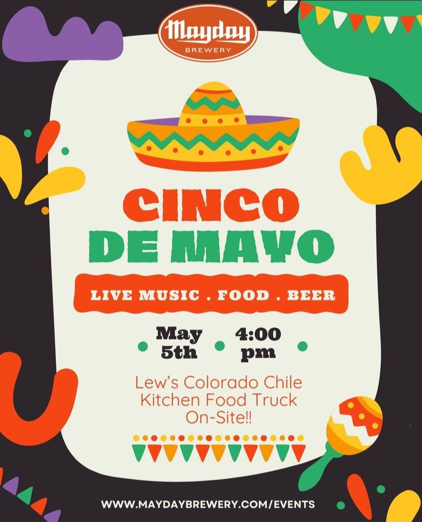 Come join us May 5. #lovethepeople #lovethebeer #beerhugsandrockandroll #pizzaandbeer #middletn #drinklocal #craftbeer #mayday 🍕🍺#cincodemayo