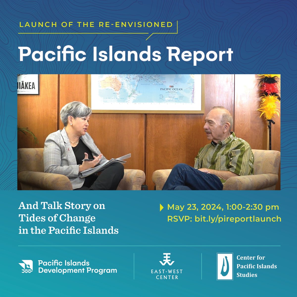 Join our Pacific Islands Development Program at the official launch of the re-envisioned Pacific Islands Report website, May 23, 1:00-2:30 p.m. HST on Zoom. RSVP: eastwestcenter.org/events/launch-… #SaveTheDate #PIReport #VisionsAndVoices