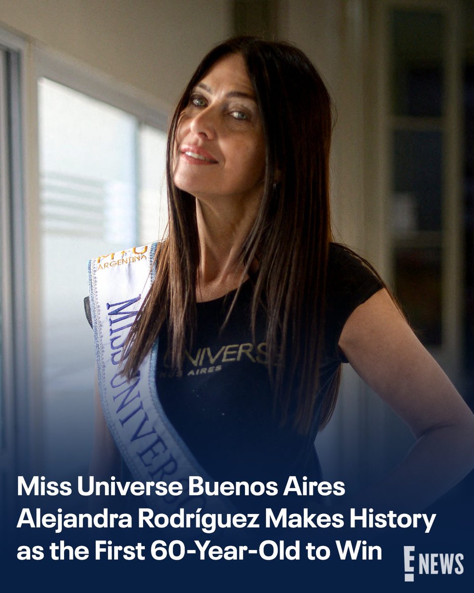 🔗: enews.visitlink.me/46T4QO
Miss Universe Buenos Aires is proof that you can be a pageant queen at any age. 👑  (📷: Getty)