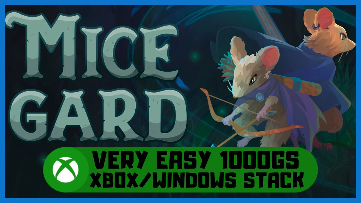 MiceGard #Xbox Very Easy 1000GS - Achievement Walkthrough: youtu.be/18Qd5e3T3W8
