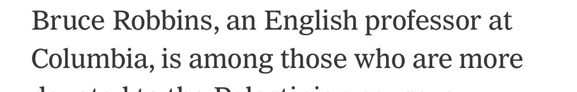 This is Bruce Robbins of the Columbia English department, who moved his class to the Columbia encampment and expresses puzzlement that some (Israeli?) students did not attend that day