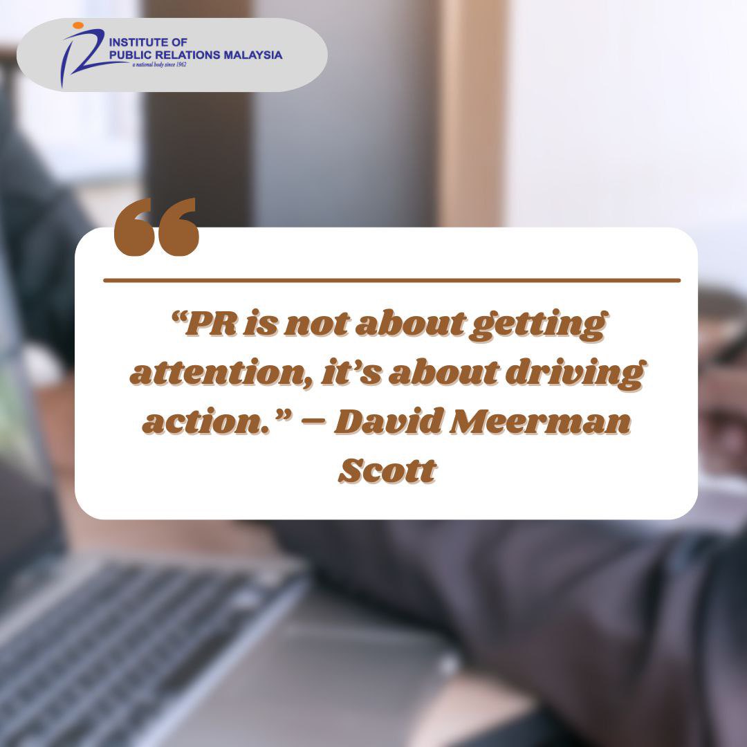 David Meerman Scott says PR isn't about headlines, its about driving actions that matter to business.