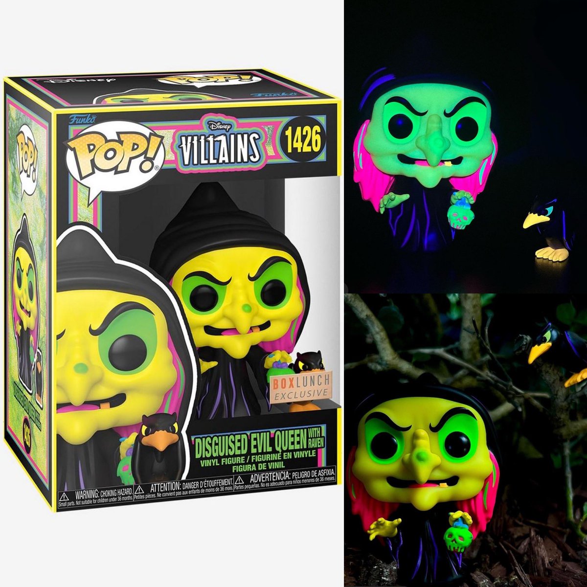 Reminder - BoxLunch exclusive Blacklight Evil Queen releases in stores and online tomorrow! . Credit @boxlunchcerritos #Disney #Funko #FunkoPop #FunkoPopVinyl #Pop #PopVinyl #Collectibles #Collectible #FunkoCollector #FunkoPops #Collector #Toy #Toys #DisTrackers