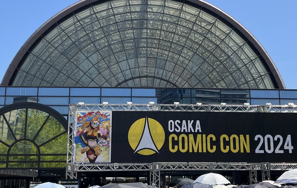 The 2nd ever Osaka Comic Con starts today! #大阪コミコン #OsakaComicCon