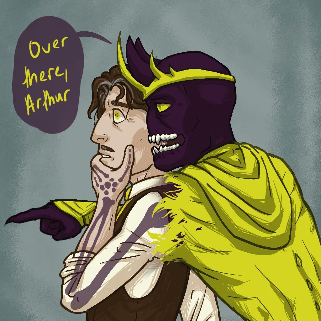 ScrimbloA's tweet photo. Always wondered how Arthur understands what John means when he says "over there"

#malevolent #malevolentpodcast #johndoe #arthurlester #kinginyellow https://t.co/rlSM5FFj0n