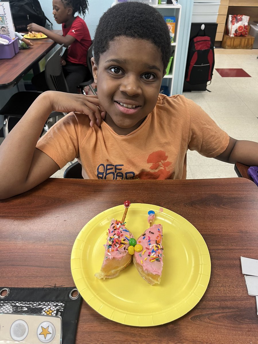 Tomorrow, we are heading to Makino Park! The only way to prepare: butterfly donuts, of course! 🦋 🍩 🤩 #WEareLakota #UnionHawks #WeBelongHere