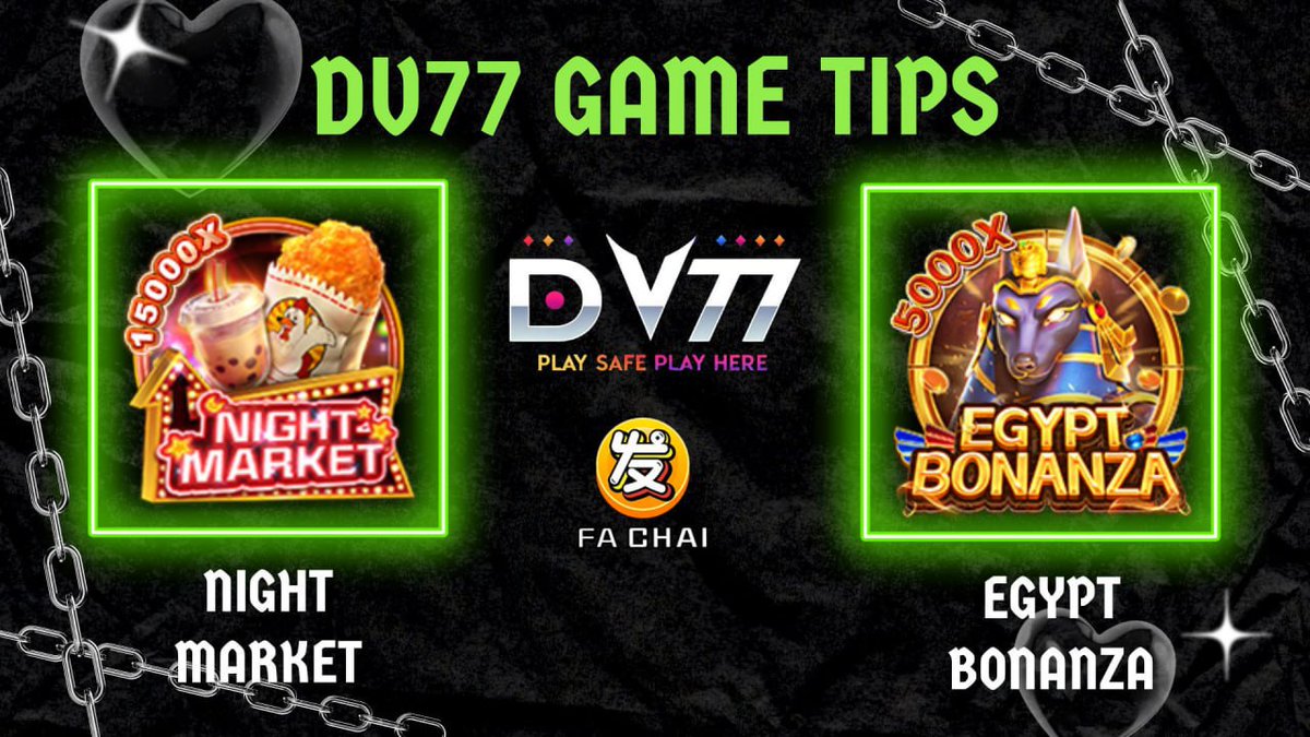 DvegasAus's tweet photo. 🔥DV77 GAME TIPS🔥

🏆FA CHAI🏆
🕹  NIGHT MARKET
🕹  EGYPT BONANZA

🔗 Connect Games With Easy Way.
🔗Available install for Android and IOS mobile.

☑️ More Stable , Safety and Trusted
☑️ Easy To Play 
☑️ 1000 games Available
☑️ Fast Deposit and Withdraw https://t.co/AaCsBdqeNr