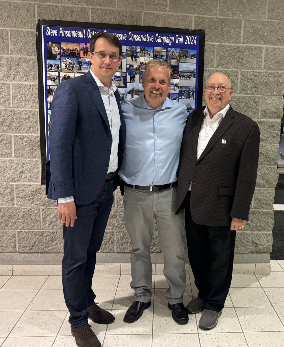 Huge win tonight for @OntarioPCParty candidate @spinsonneaultpc and @fordnation in LKM. It was an exciting night with supporters in Florence. Congratulations! The torch has been passed. 😉