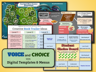 Empower students with VOICE & CHOICE using digital templates & menus! 📚💻 By offering options, we are fostering creativity and ownership in their education journey. sbee.link/yvaguhj3df via @tommyspall @bisdwiredteam #teachertwitter #teachingideas