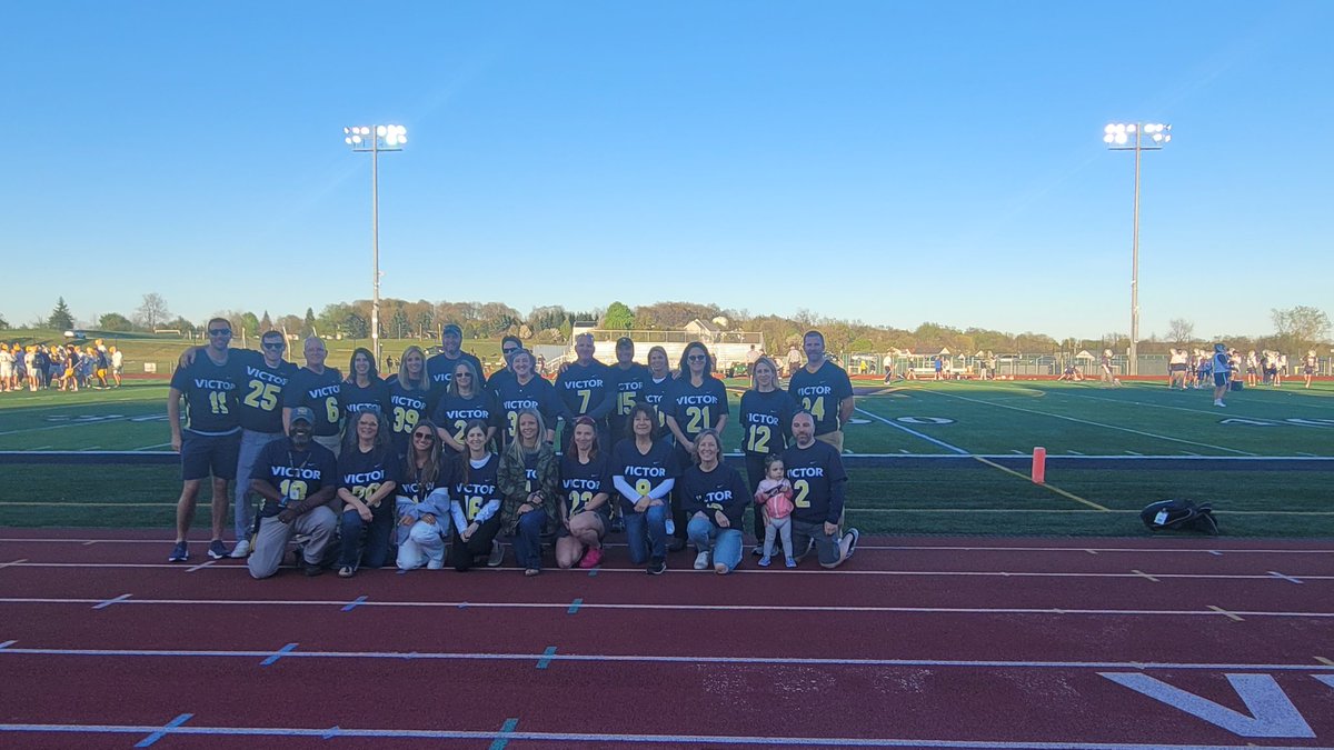 VictorLacrosse's tweet image. What an amazing Teacher Appreciation Night!!  Thank you from the entire Victor Community!! #GoBlueDevils