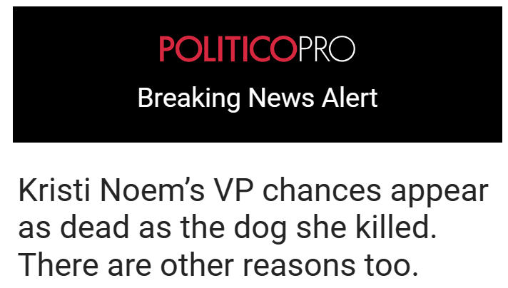 I see @samstein is writing headlines for Politico as well as editing now.