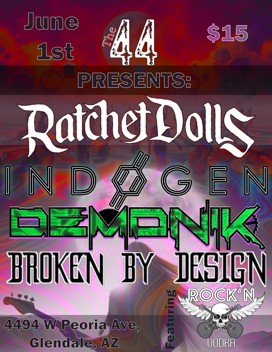 Our next show with a killer lineup!