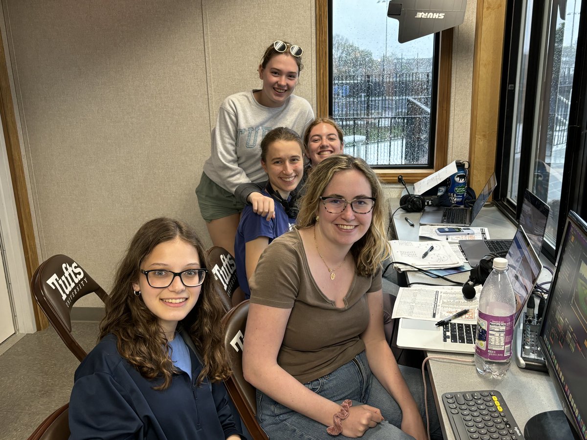 BASE | So proud to have an all-women crew on the call today for @TuftsJumboCast for the baseball game against WPI! 

Amazing job!! 

#JumboPride // #GoJumbos // #d3baseball // @AllWomeninMedia // @WomensSportsFdn // @jennycavnar // @MelanieLynneN // @MLBNetwork // @jessmendoza