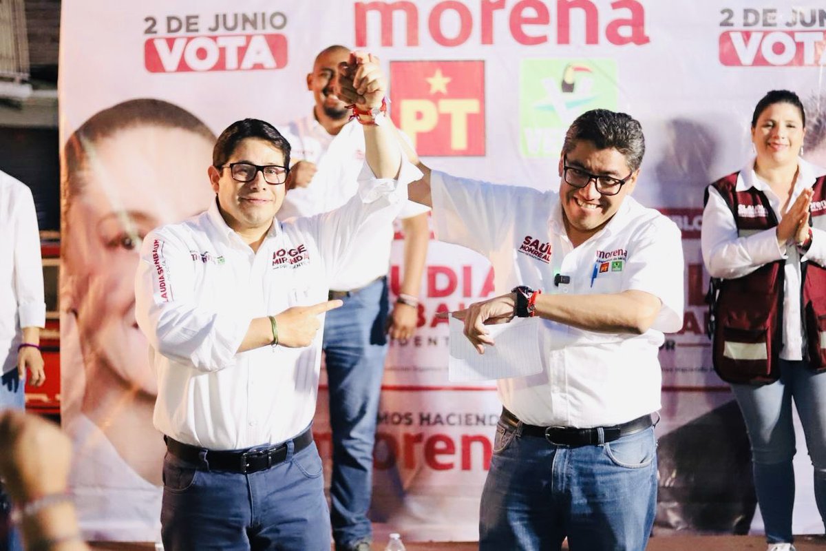 En la Capital de la Transformación, el doctor @_JorgeMirandaC será nuevamente presidente. Su trabajo y resultados son los que lo mantienen con más de 30% de ventaja sobre el ya derrotado candidato #corrupto del #PRIAN. @_JorgeMirandaC conoce las necesidades de #Zacatecas