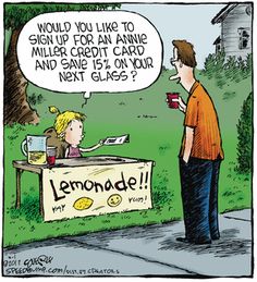 #TGIF In lieu of making THEE BEST lemonade possible, adults in marketing firms try this too, thinking they are attracting more customers. Amazing.